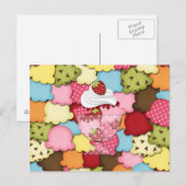 Carte Postale soleil de fraise (Devant / Derrière)