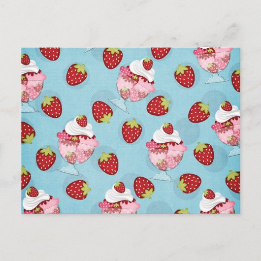 Carte Postale soleil de fraise (Devant)