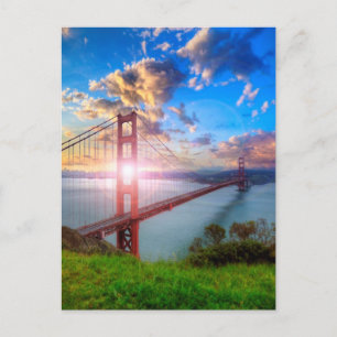 Carte Postale Soleil de Golden Gate