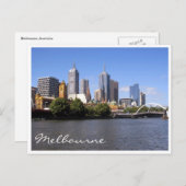 Carte Postale soleil de la ville de melbourne (Devant / Derrière)