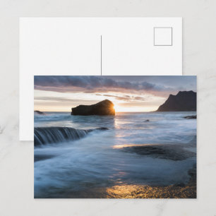 Carte Postale Soleil de minuit norvégien