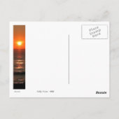 Carte Postale Soleil de plage OBX (Dos)
