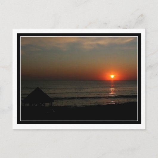 Carte Postale Soleil de plage OBX (Devant)