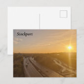 Carte Postale Soleil de Stockport (Devant / Derrière)