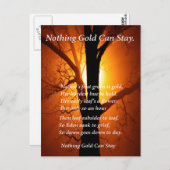 Carte Postale Soleil derrière (Devant / Derrière)