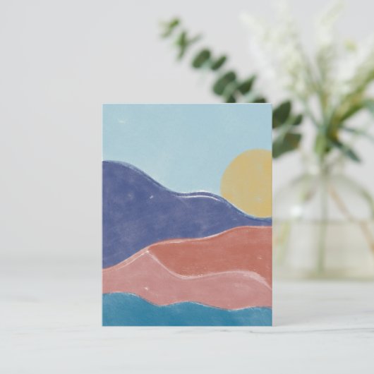 Carte Postale Soleil désert (Debout devant)