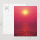 Carte Postale Soleil du matin 3 (Devant / Derrière)