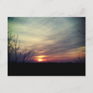 Carte Postale Soleil du Texas occidental