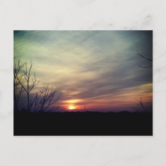 Carte Postale Soleil du Texas occidental (Devant)
