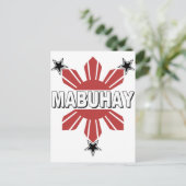 Carte Postale Soleil et étoile de Mabuhay (Debout devant)