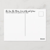 Carte Postale Soleil et Lune (Dos)