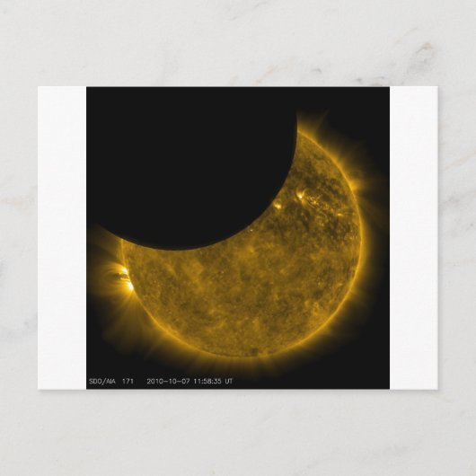 Carte Postale Soleil et Lune (Devant)