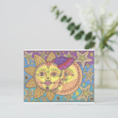 Carte Postale Soleil et Lune 2 (Debout devant)