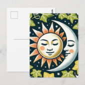 Carte Postale Soleil et Lune Ivy (Devant / Derrière)