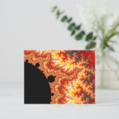 Carte Postale Soleil flamboyant - Fractal (Debout devant)