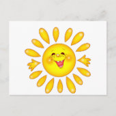 Carte Postale soleil heureux (Devant)