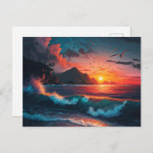 CARTE POSTALE SOLEIL ISLAND #1 (Devant / Derrière)