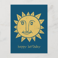 Soleil joyeux JOYEUX ANNIVERSAIRE PERSONNALISÉ