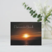 Carte Postale Soleil levant — Plage de Pensacola (Debout devant)