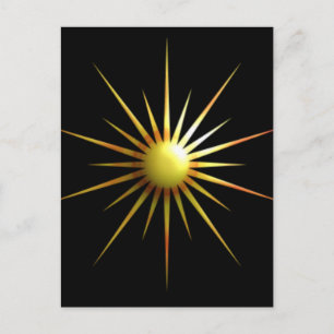 Carte Postale Soleil moderne numérique