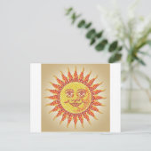 Carte Postale Soleil mosaïque (Debout devant)