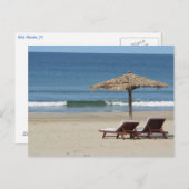 Carte Postale Soleil, plage et mer (Devant / Derrière)