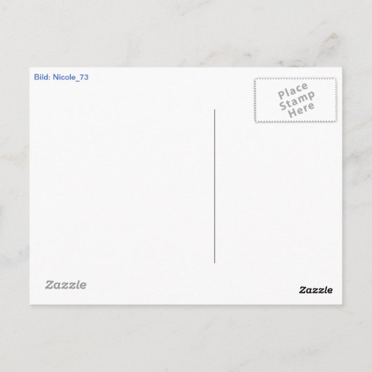 Carte Postale Soleil, plage et mer (Dos)