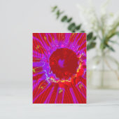 Carte Postale soleil rouge (Debout devant)