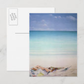 Carte Postale Soleil sable et argent I (Devant / Derrière)
