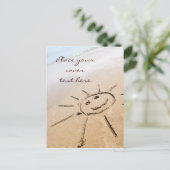 Carte Postale Soleil Sur La Plage (Debout devant)