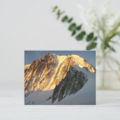 Carte Postale Soleil sur le Mont Blanc (Debout devant)