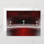 CARTE POSTALE SOLEIL SUR LE PONT HAPENNY (Devant / Derrière)