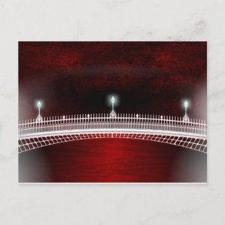 CARTE POSTALE SOLEIL SUR LE PONT HAPENNY