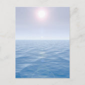 Carte Postale Soleil sur mer (Devant)