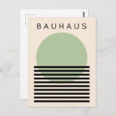 Carte Postale Soleil vert du Bauhaus (Devant / Derrière)