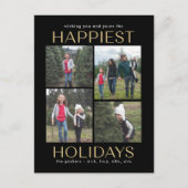 Carte postale Solide Clean Collage Holiday (Devant)