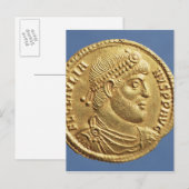 Carte Postale Solidus de Julien l'apôtre drapé (Devant / Derrière)