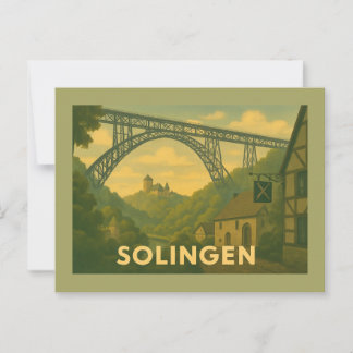 Carte Postale Solingen Allemagne Art de Ville