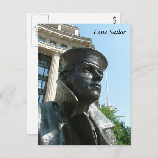 Carte Postale Solitaire (Devant / Derrière)