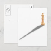 Carte Postale Solitaire Whiite King (Devant / Derrière)