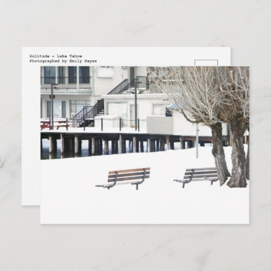 Carte Postale Solitude (Devant / Derrière)