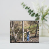 Carte Postale Solitude dans les arbres (Debout devant)