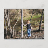 Carte Postale Solitude dans les arbres (Devant)
