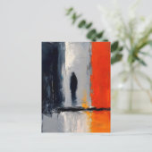 Carte Postale Solitude – Figure Abstrait dans le Silence Urbain (Debout devant)