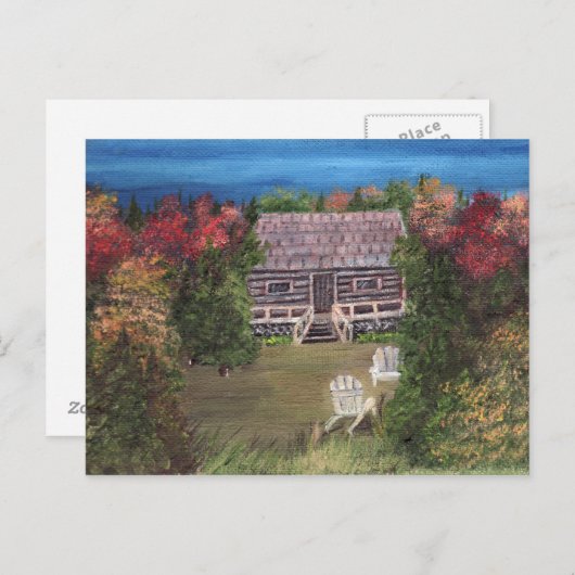 Carte postale Solitude saisonnière (Devant / Derrière)