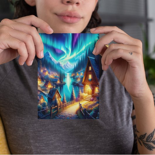 Carte Postale Solitudes Haven : Une retraite Cabine