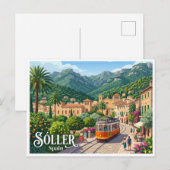 Carte Postale Sóller Espagne (Devant / Derrière)