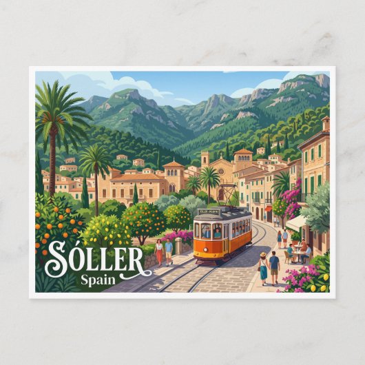Carte Postale Sóller Espagne (Devant)