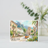 Carte Postale Sóller Espagne (Debout devant)
