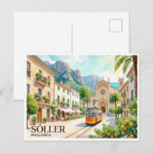 Carte Postale Sóller Espagne (Devant / Derrière)